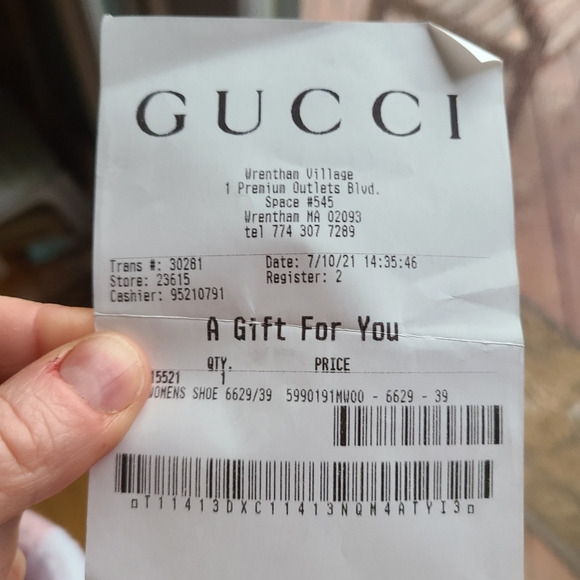 Gucci Elite Calf Vintage Bordeaux  size 39 - Picture 3 of 6